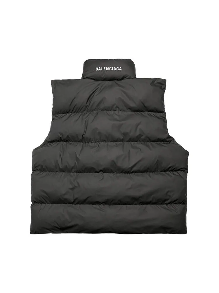 Пуховик Balenciaga Wrap Puffer Gilet — изображение 2 из 2, черный