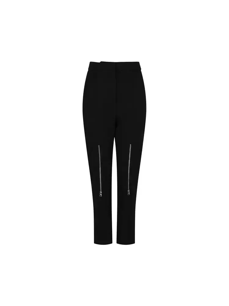 Брюки Alexander McQueen на молнии — изображение 1 из 2, черный