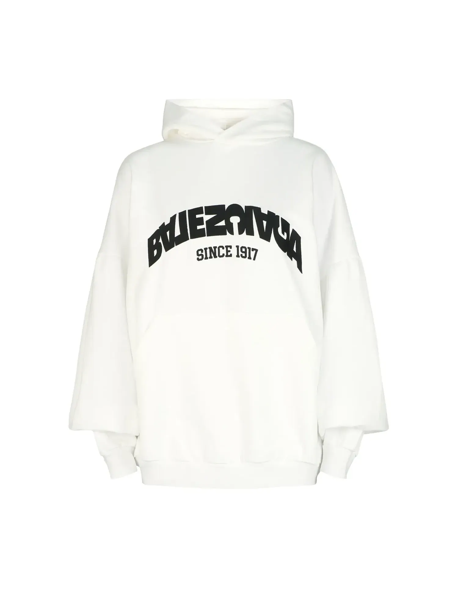 Худи Balenciaga Backflip Logo — изображение 1 из 3, белый/черный