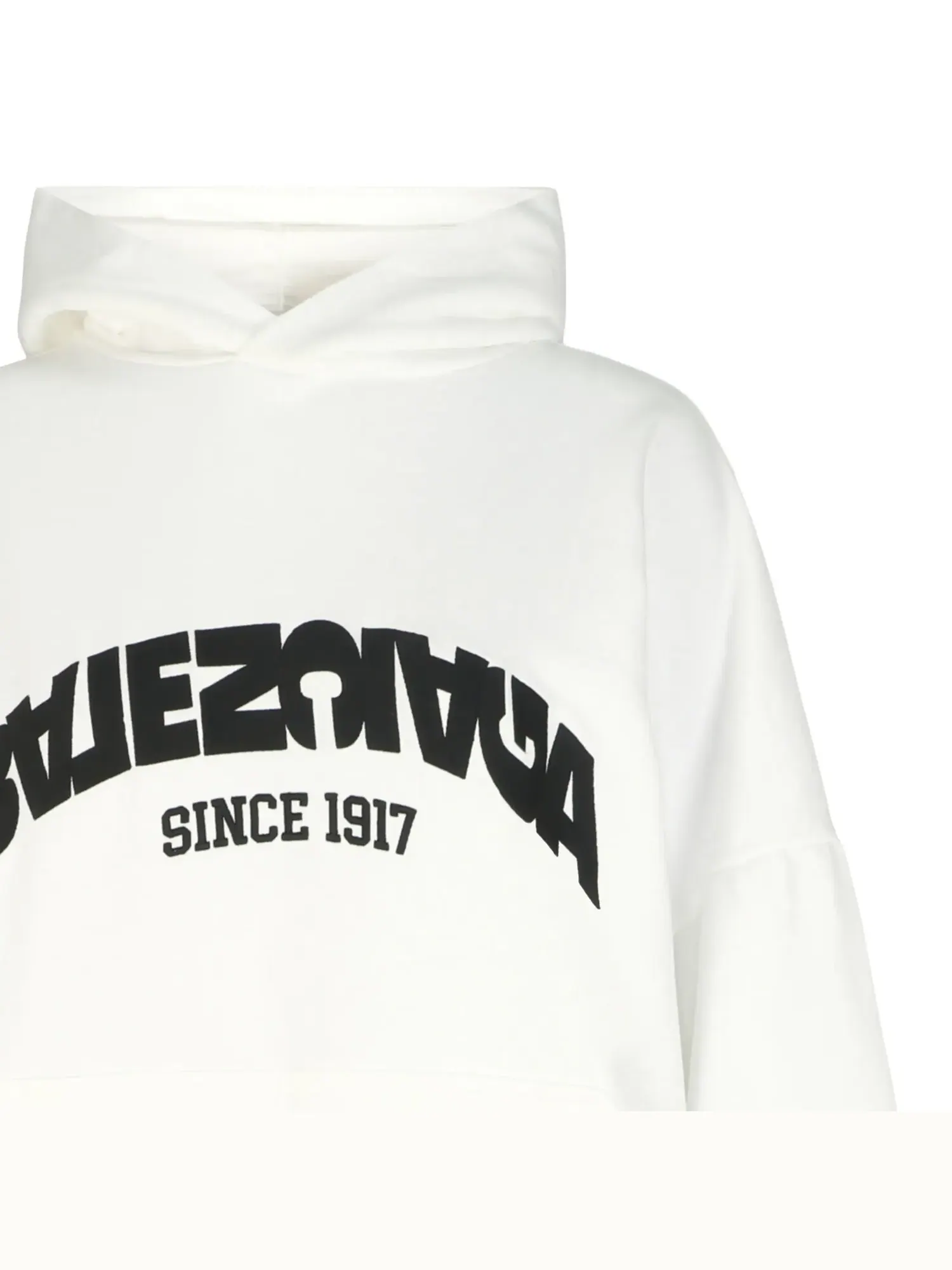 Худи Balenciaga Backflip Logo — изображение 3 из 3, белый/черный