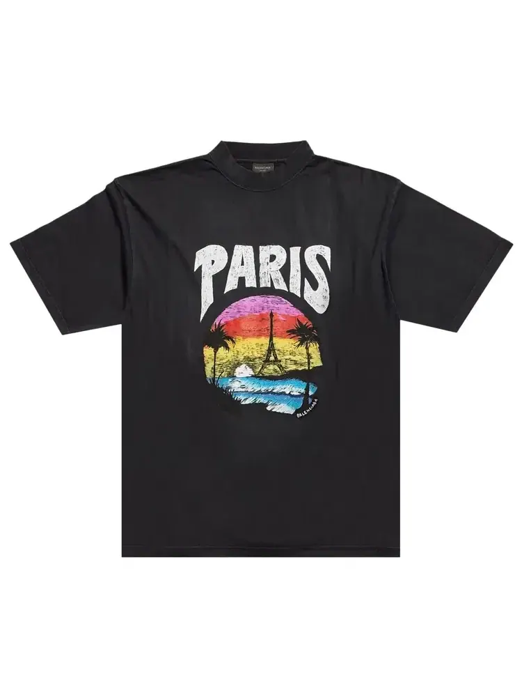 Футболка Balenciaga Paris Tropical