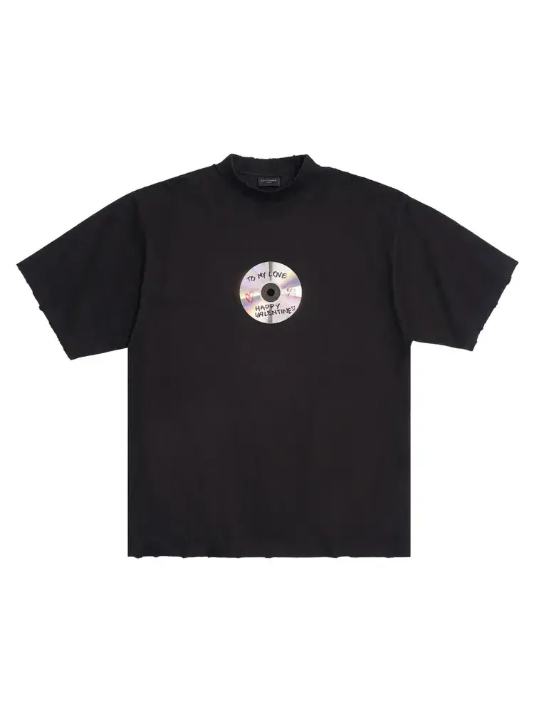 Футболка Balenciaga Valentines CD