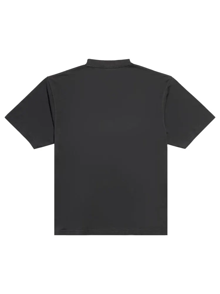 Футболка Balenciaga Activewear T-Shirt 'Faded Black' — изображение 2 из 2, черный