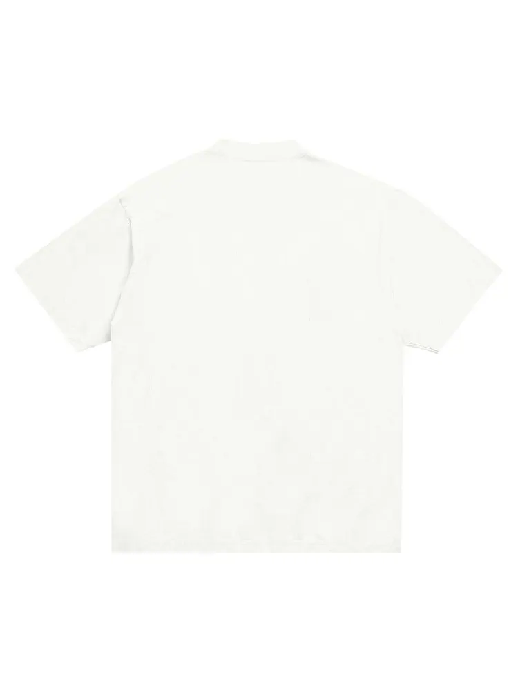 Футболка Balenciaga Medium Fit T-Shirt — изображение 2 из 2, белый/синий
