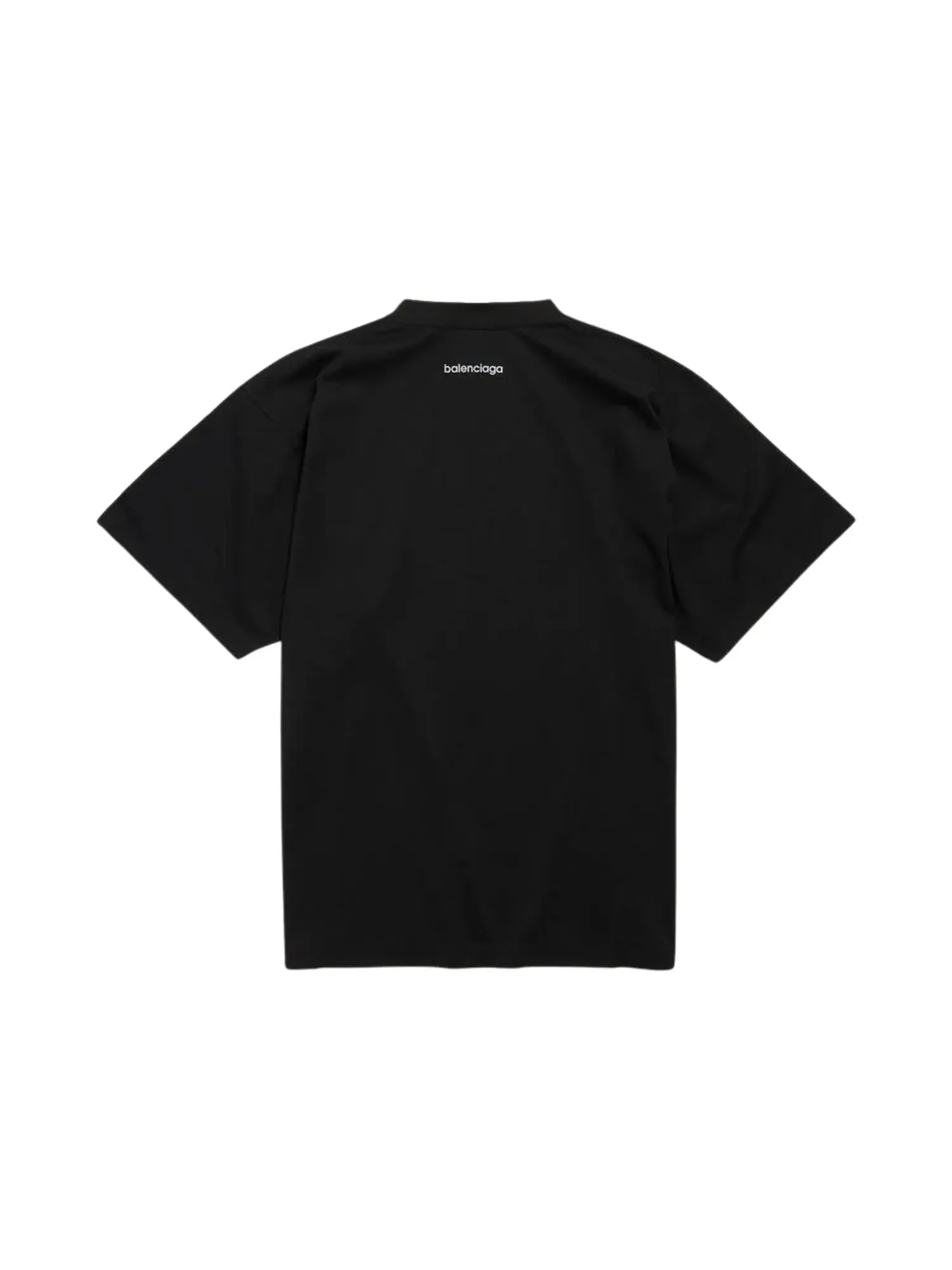 Футболка Balenciaga Medium Fit — изображение 2 из 2, черный