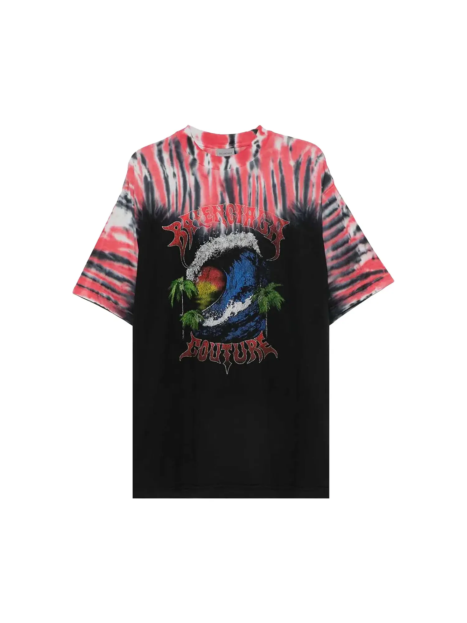 Футболка Balenciaga Extreme Tie Dye Medium Fit