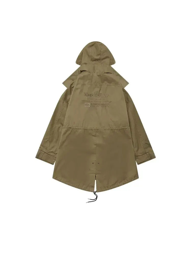 Тренч Martine Rose Half Stretch — изображение 2 из 2, зеленый