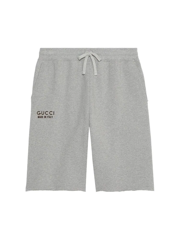 Шорты Gucci Short With Print — изображение 1 из 1, серый