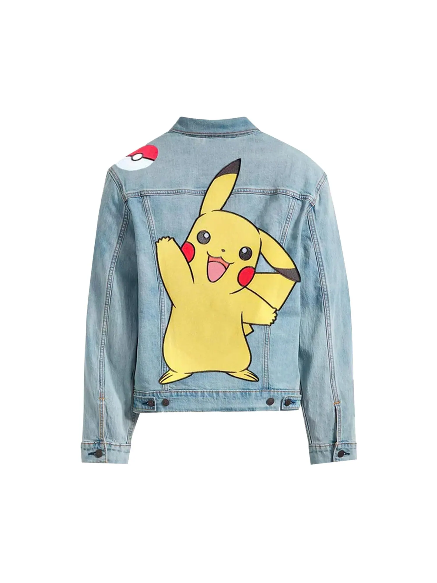 Куртка Levis x Pokémon Vintage Fit Trucker, цвет Легкая стирка — изображение 2 из 2