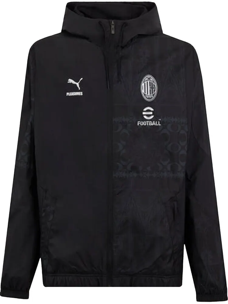 Куртка Puma x AC Milan x Pleasures Prematch 'Dark Version' — изображение 1 из 2, черный