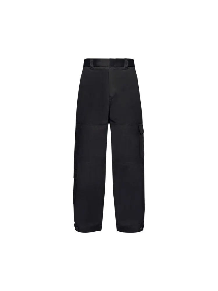 Брюки Gucci Drill Cargo Trousers Black — изображение 1 из 1, черный