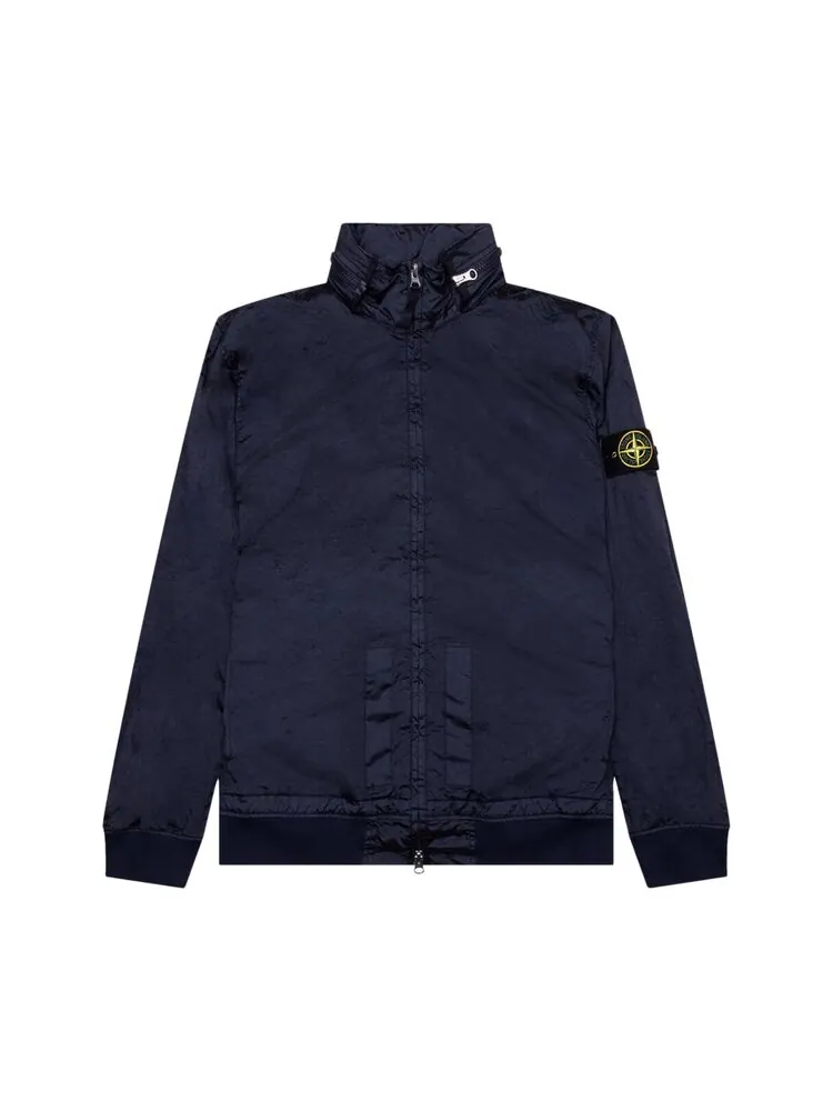 Куртка Stone Island Waffen Patch Foldable Hooded Zip Up 'Navy Blue'