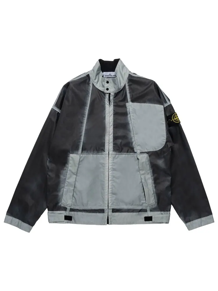 Куртка Stone Island Hand Sprayed Mussola Biker 'Sky Blue'