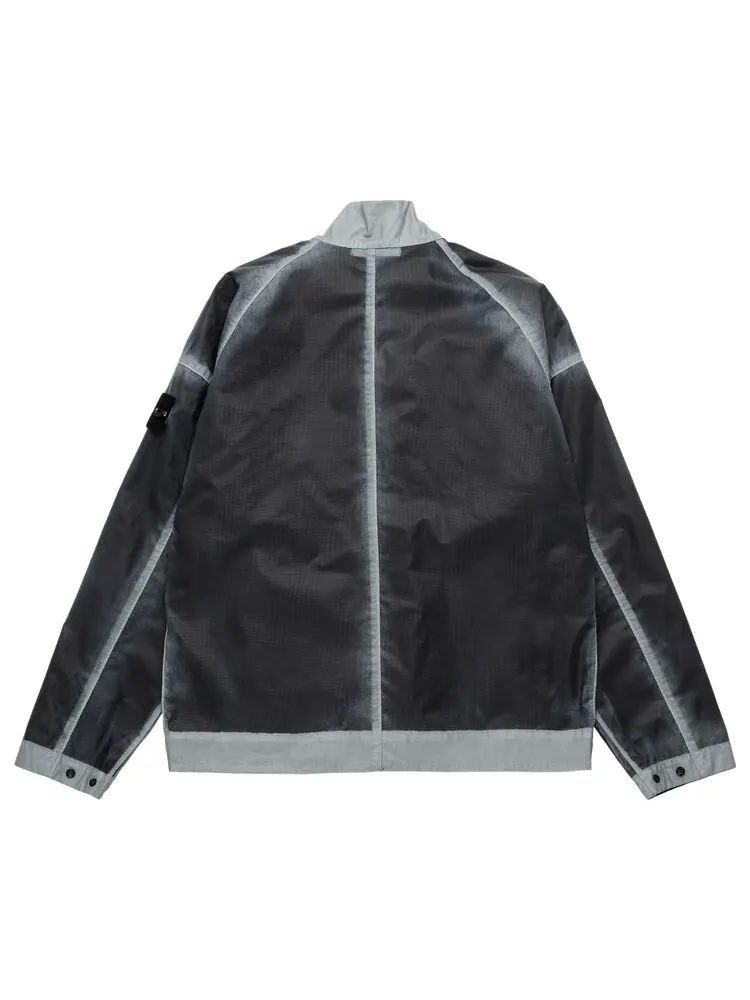 Куртка Stone Island Hand Sprayed Mussola Biker 'Sky Blue' — изображение 2 из 2, синий