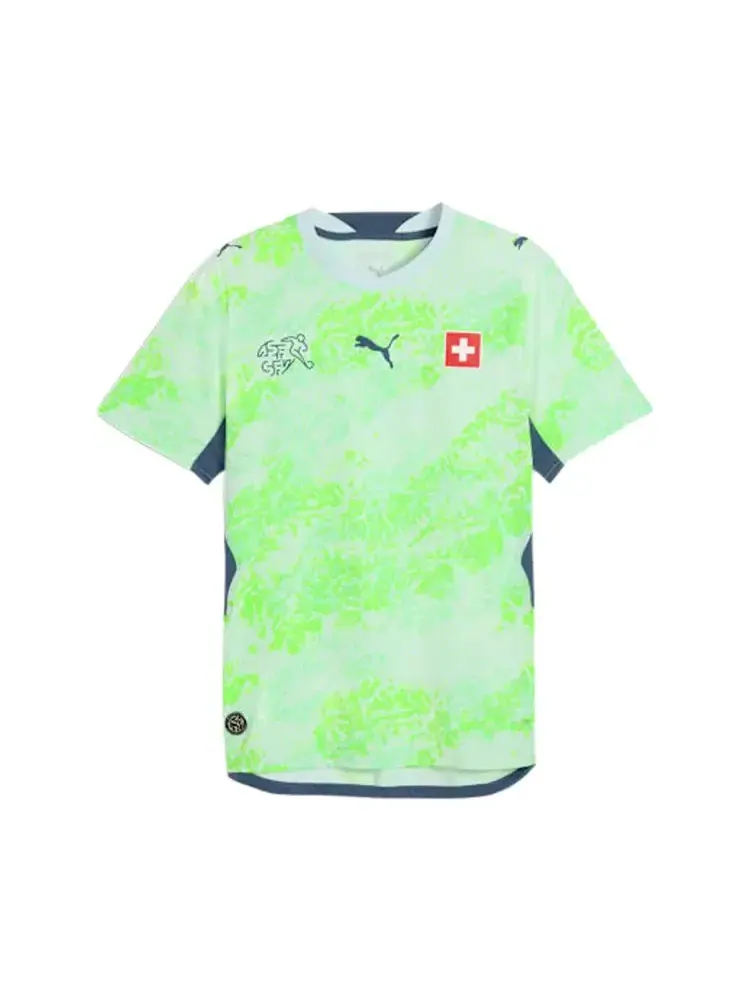 Джерси Puma Switzerland 2026 Authentic Away — изображение 1 из 2, зеленый