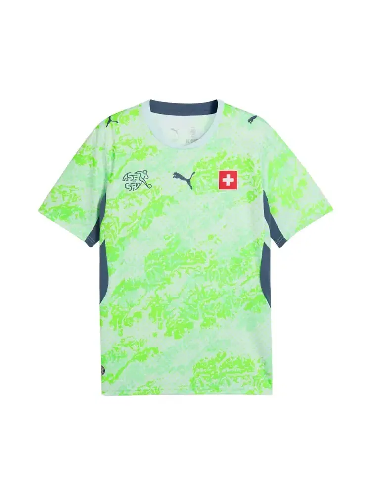 Джерси Puma Switzerland 2026 Away Kit — изображение 1 из 2, зеленый