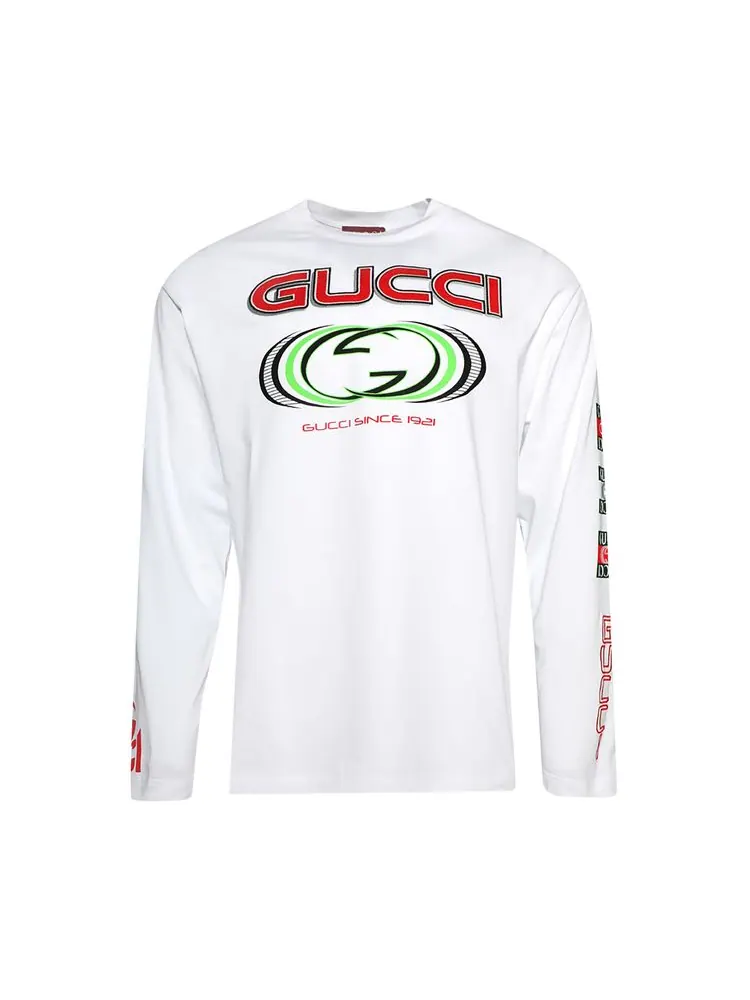 Футболка Gucci Jersey T-Shirt White