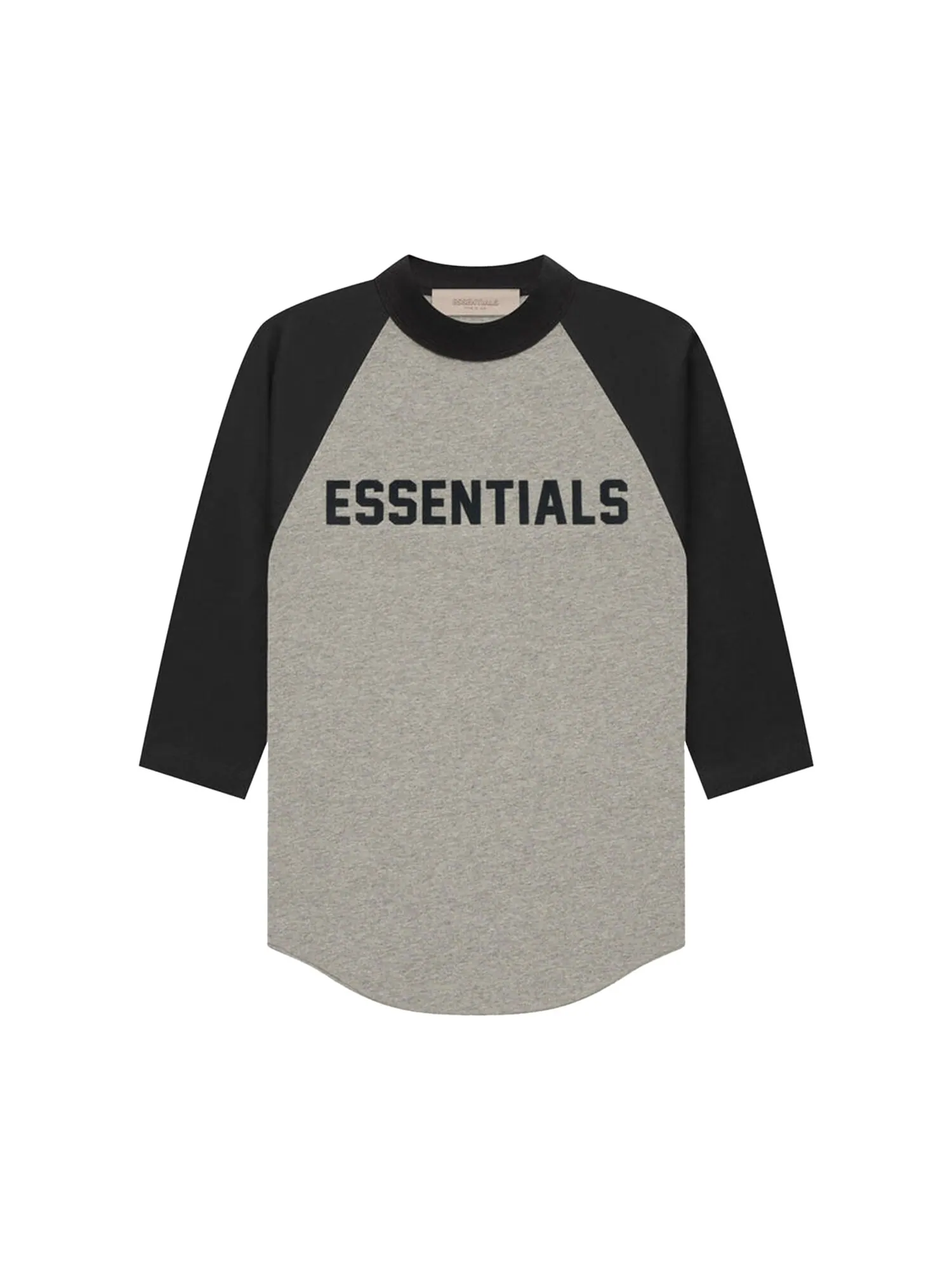 Детская бейсбольная футболка Fear of God Essentials с рукавом 3/4, цвет Темная овсянка — изображение 1 из 2
