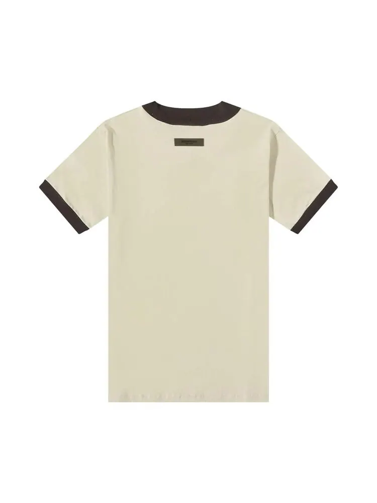 Футболка Fear of God Essentials Kids V-Neck Tee Wheat — изображение 2 из 2, пшеница