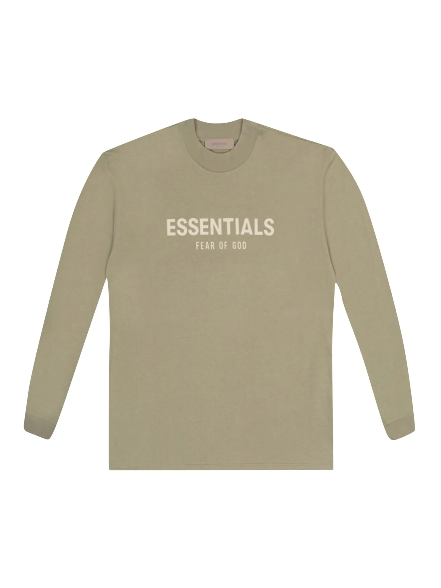 Детская футболка с длинными рукавами Fear of God Essentials, Морская пена — изображение 1 из 1