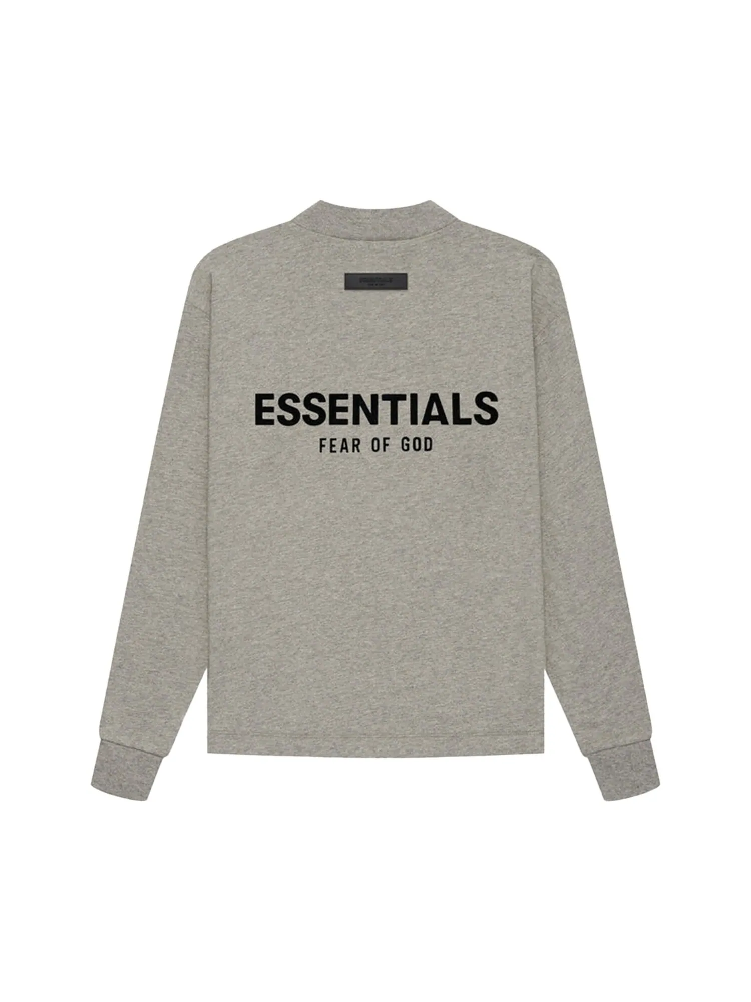 Футболка с длинными рукавами Fear of God Essentials Kids Essentials, цвет Темная овсянка — изображение 2 из 2
