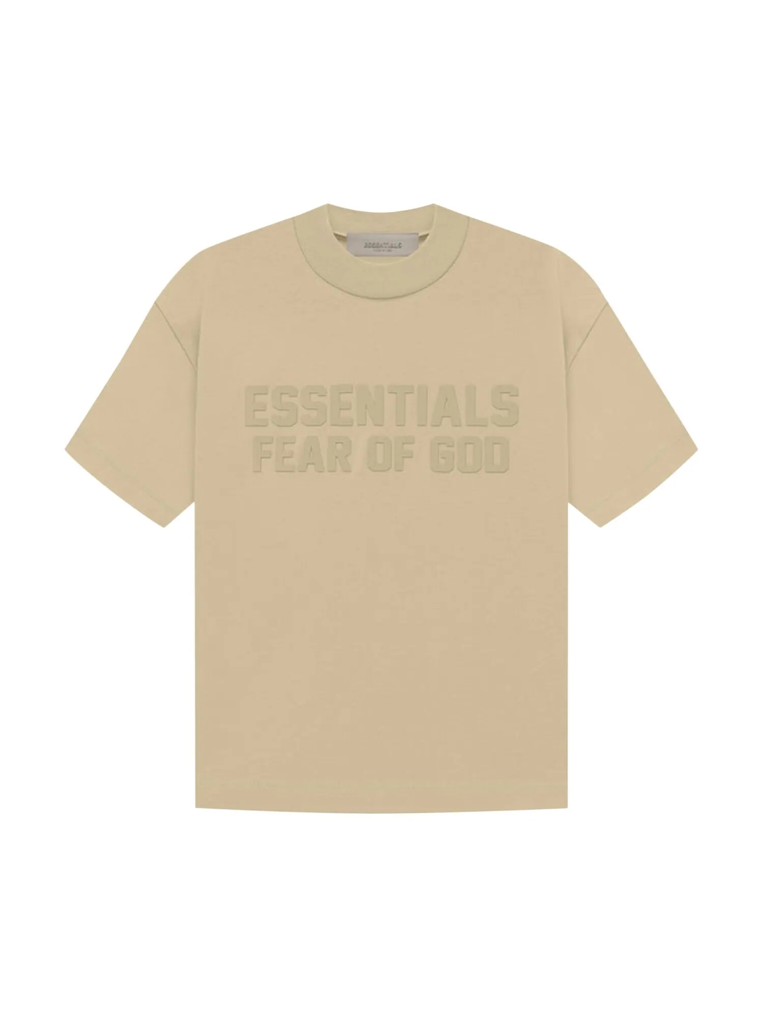 Детская футболка с короткими рукавами Fear of God Essentials — изображение 1 из 2, песок