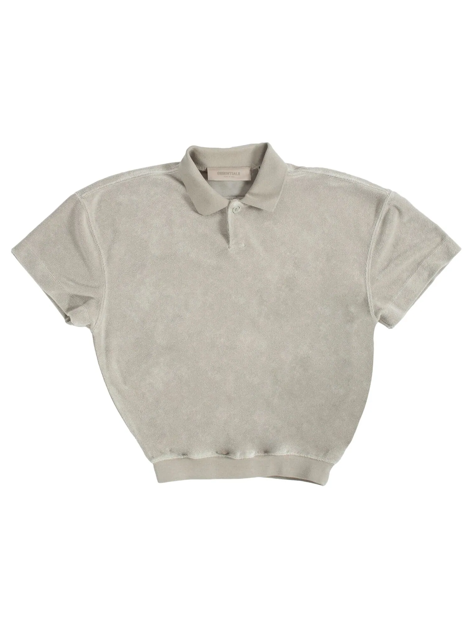 Детская футболка-поло с короткими рукавами Fear of God Essentials Seal — изображение 1 из 1, серый