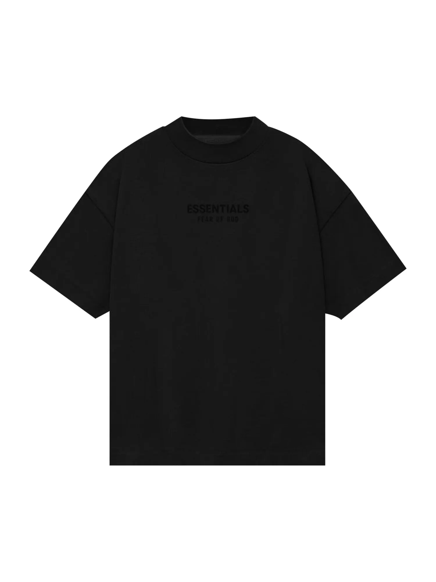 Детская футболка Fear of God Essentials Jet Black — изображение 1 из 2, черный