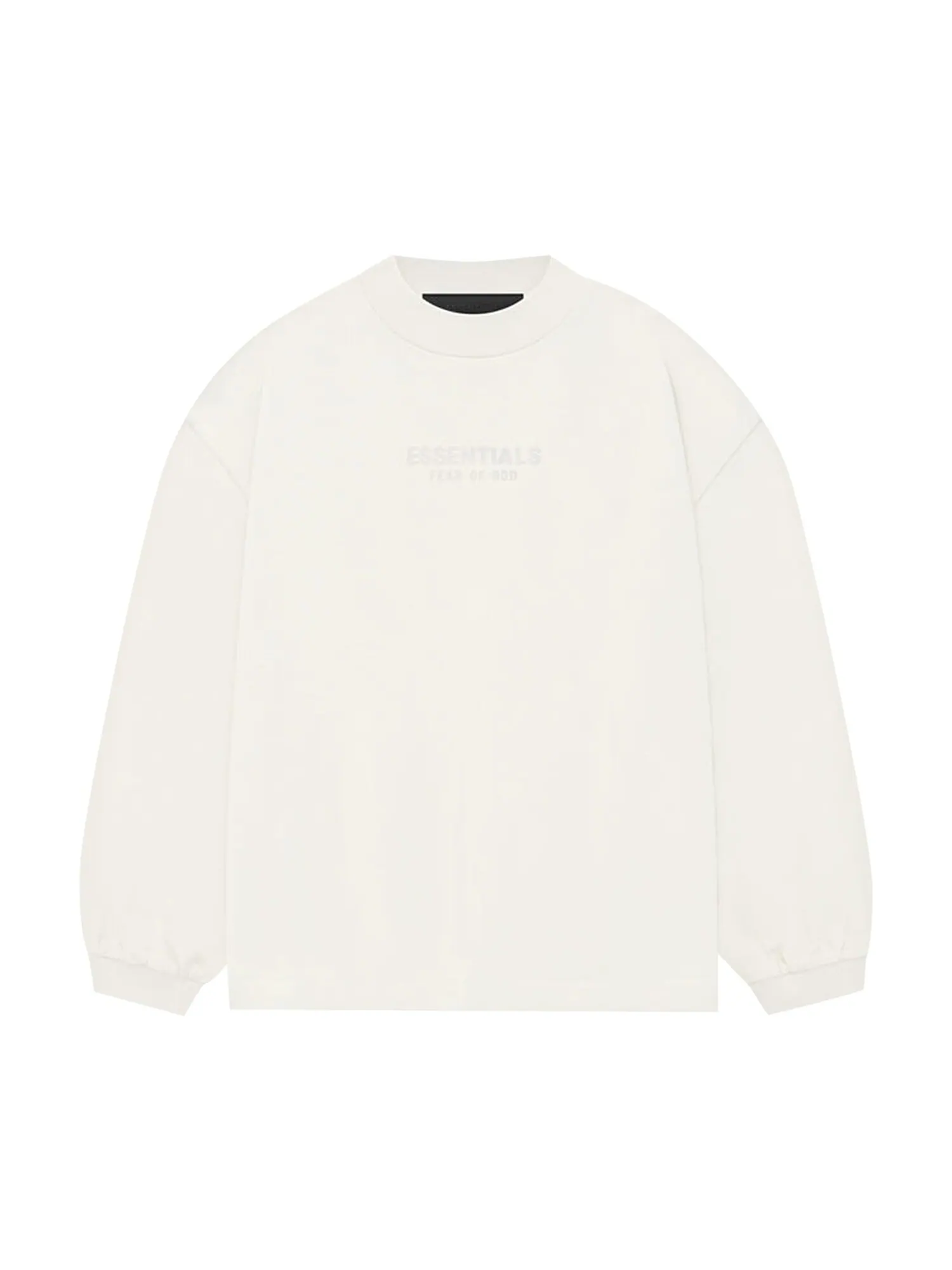 Детская футболка с длинными рукавами Fear of God Essentials Cloud Dancer — изображение 1 из 2, серый