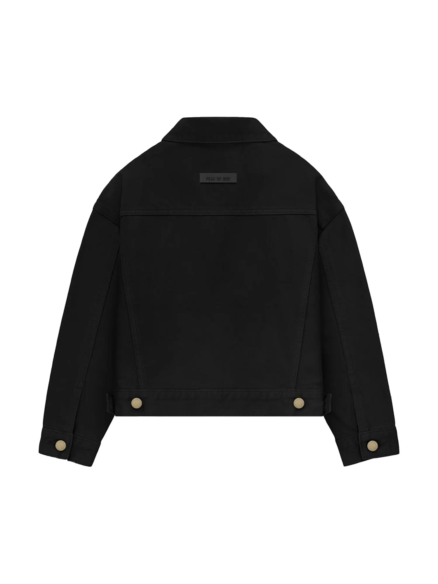 Детская джинсовая куртка Fear of God Essentials Jet Black — изображение 2 из 2, черный