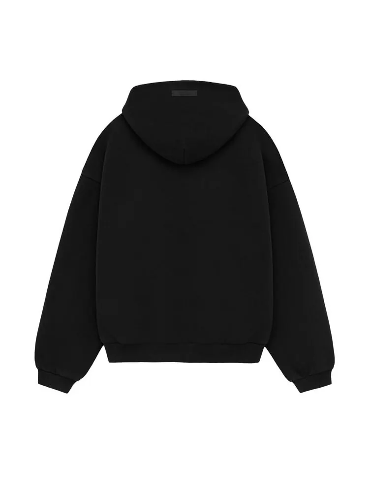 Худи Fear of God Essentials Kids Fleece Hoodie Black — изображение 2 из 2, черный