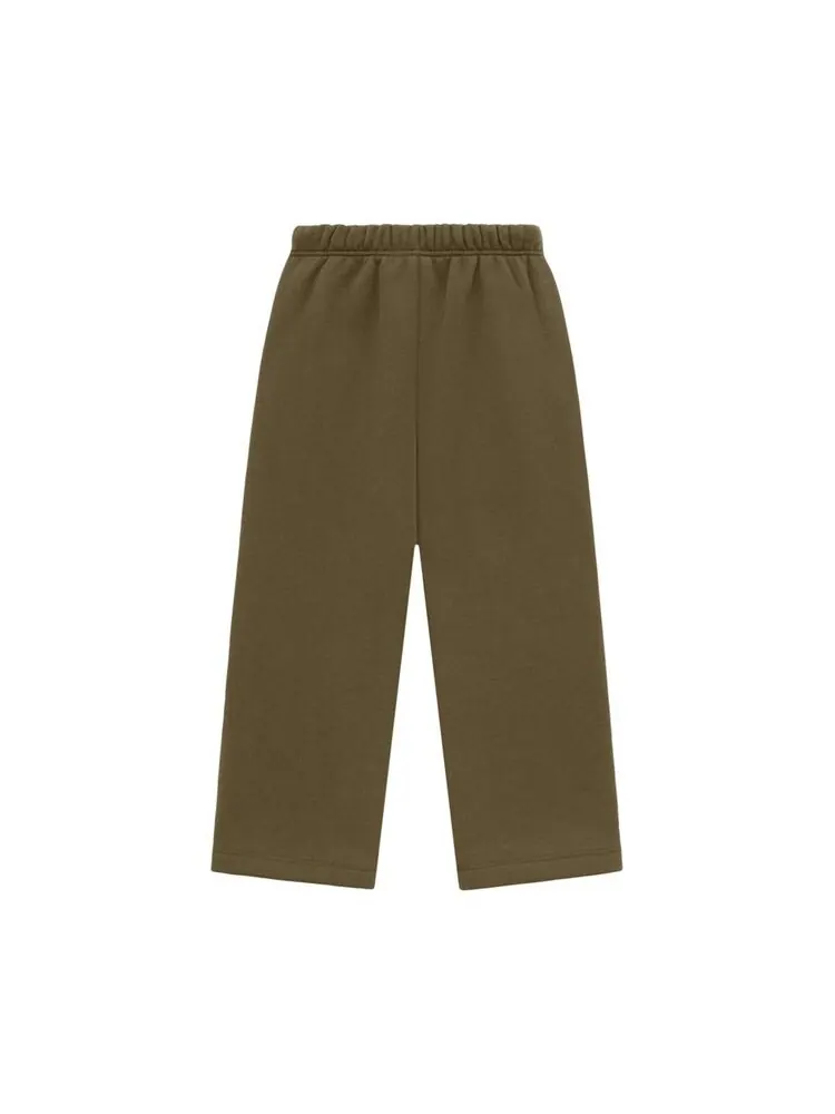 Спортивные брюки Fear of God Essentials Kids Fleece Relaxed Sweatpant Olive — изображение 2 из 2, оливковый