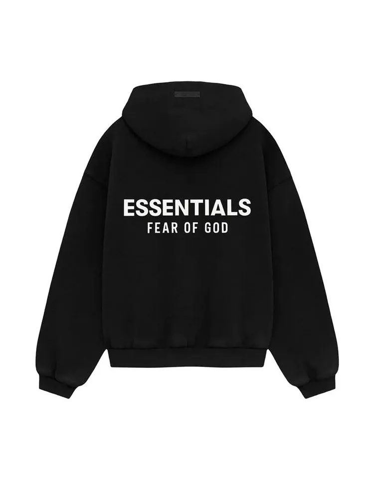 Худи Fear of God Essentials Kids Fleece Hoodie — изображение 2 из 2, черный