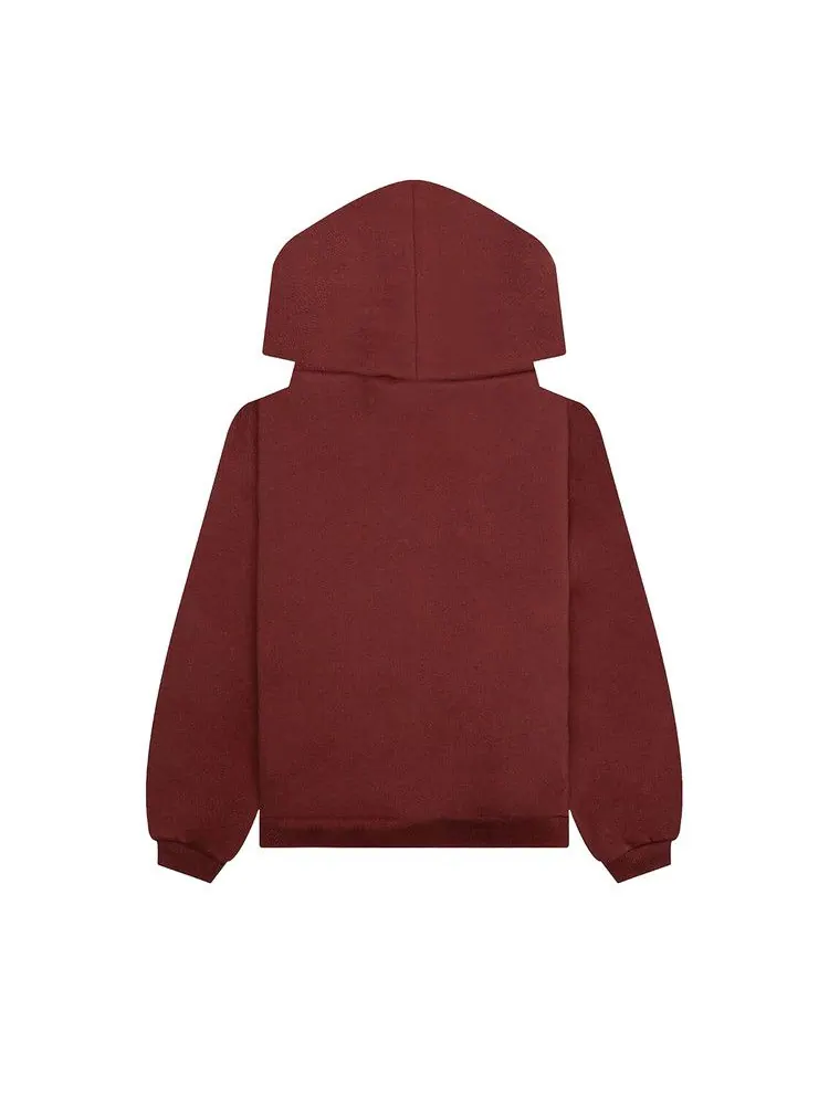 Худи Fear of God Essentials Kids Fleece Hoodie — изображение 2 из 3, красный