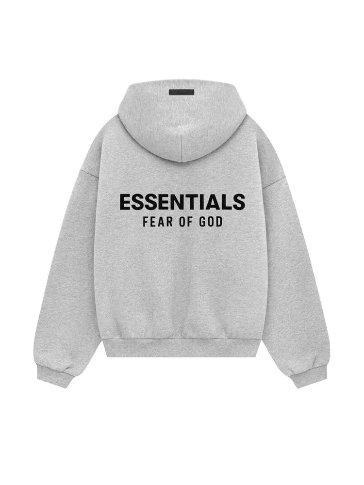 Худи Fear of God Essentials Kids Fleece Hoodie — изображение 2 из 2, светлый серый