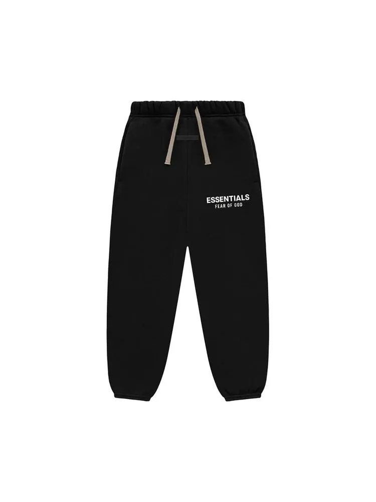Детские флисовые спортивные штаны Fear of God Essentials — изображение 1 из 2, черный