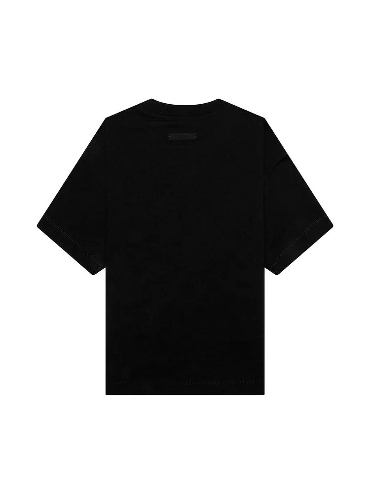 Футболка Fear of God Essentials Kids Jersey Crewneck Tee — изображение 2 из 2, черный