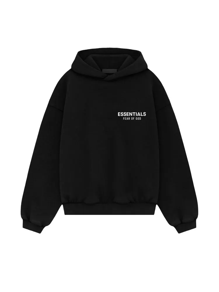 Худи Fear of God Essentials Kids Fleece Hoodie 'Black' — изображение 1 из 2, черный