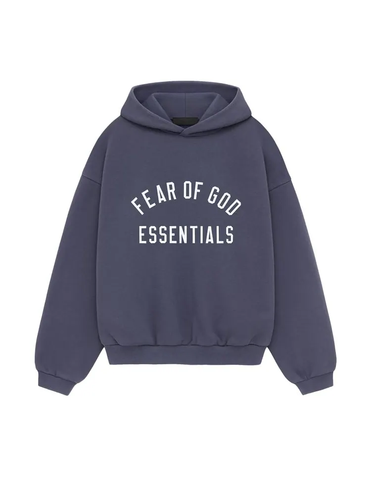 Худи Fear of God Essentials Kids Fleece Hoodie 'Marine' — изображение 1 из 2, морской