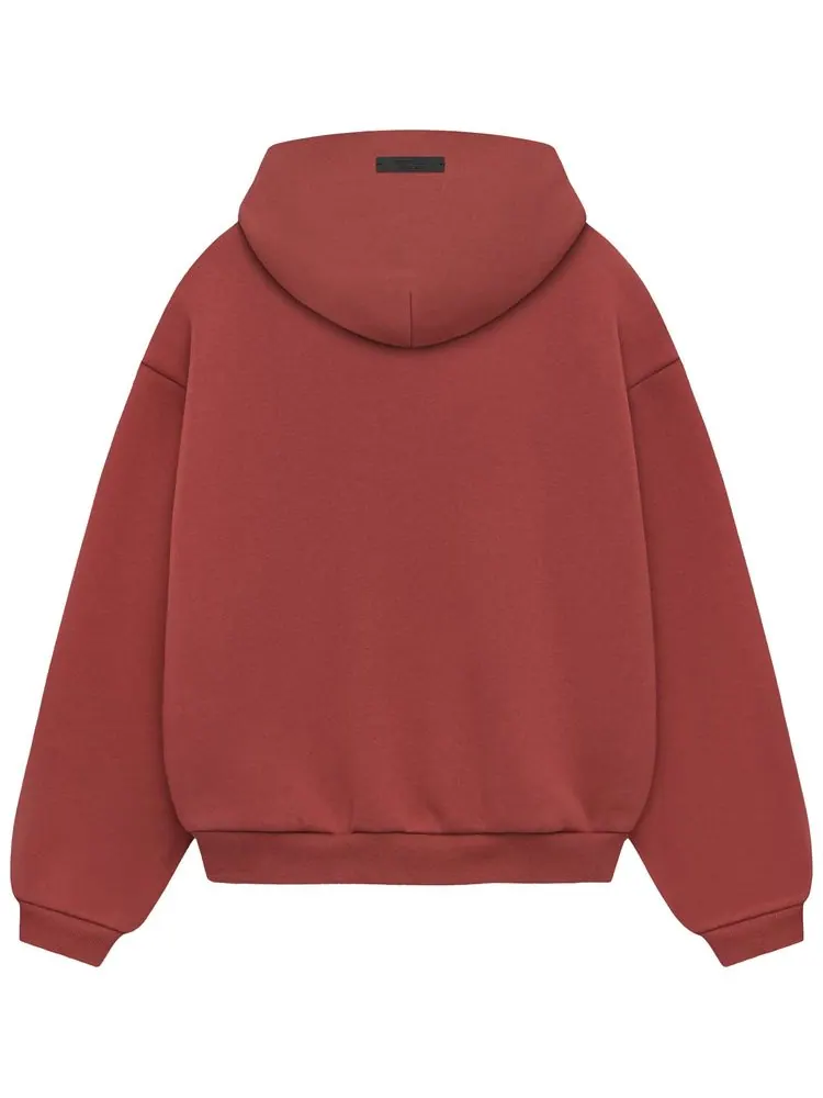 Худи Fear of God Essentials Kids Fleece Hoodie 'Crimson' — изображение 2 из 2, красный