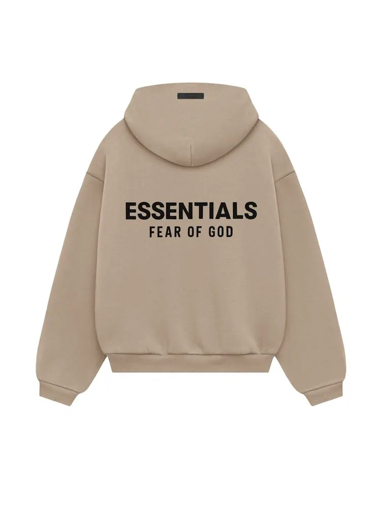 Худи Fear of God Essentials Kids Fleece Hoodie 'Desert Sand' — изображение 2 из 2, песочный
