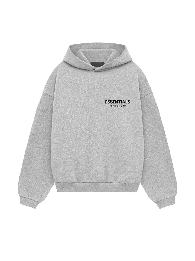Худи Fear of God Essentials Kids Fleece Hoodie — изображение 1 из 2, светлый серый