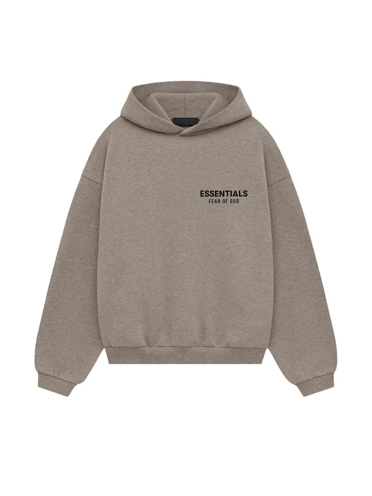 Худи Fear of God Essentials Kids Fleece Hoodie 'Heather Grey' — изображение 1 из 2, серый