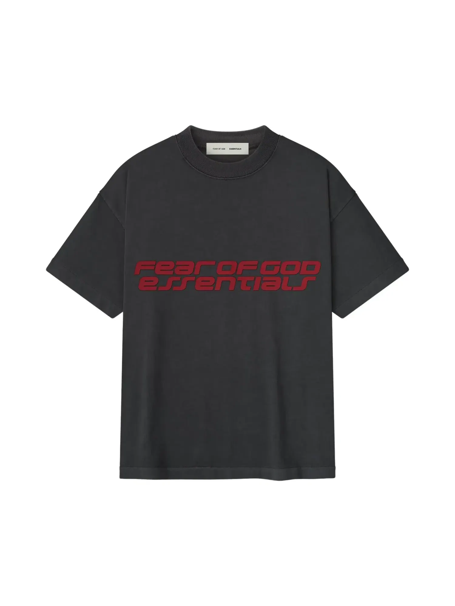Классическая футболка с коротким рукавом Fear of God Essentials — изображение 1 из 2, серый