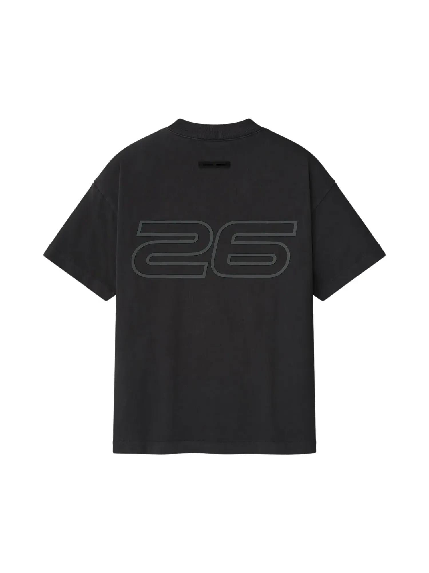 Футболка с коротким рукавом Fear of God Essentials Classic — изображение 2 из 2, винтажный черный