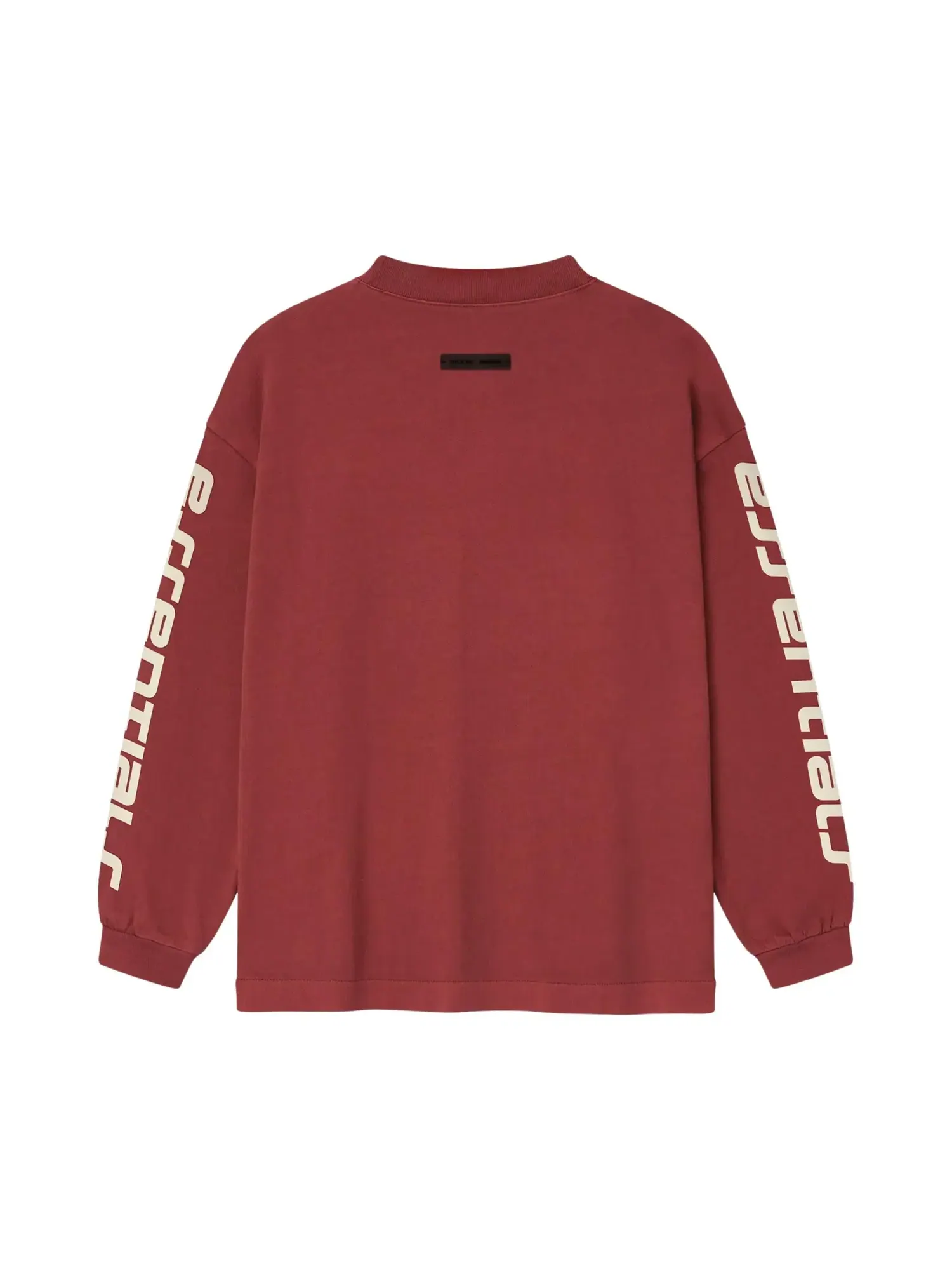 Классическая футболка с длинным рукавом Fear of God Essentials — изображение 2 из 2, красный