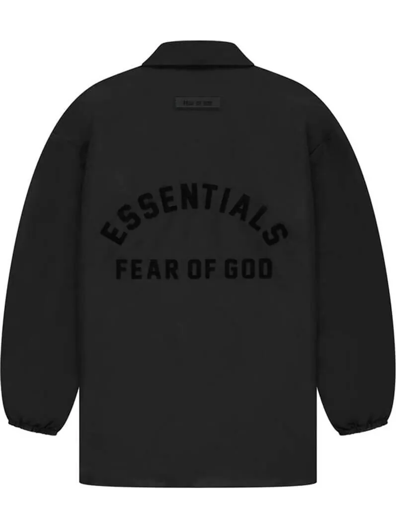 Куртка Fear of God Essentials Kids Coaches — изображение 2 из 2, черный