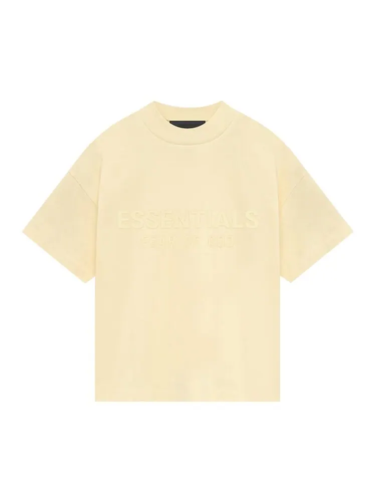 Футболка Fear of God Essentials Kids Short-Sleeve Tee — изображение 1 из 2, желтый