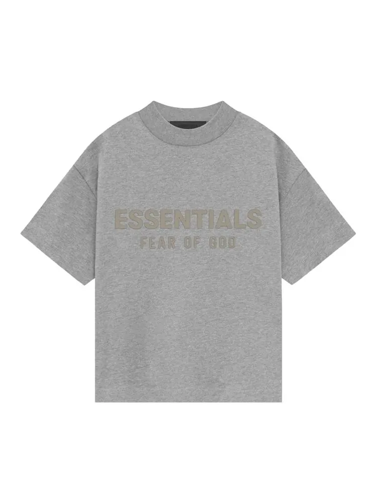 Футболка Fear of God Essentials Kids Short-Sleeve Tee — изображение 1 из 2, овсяный