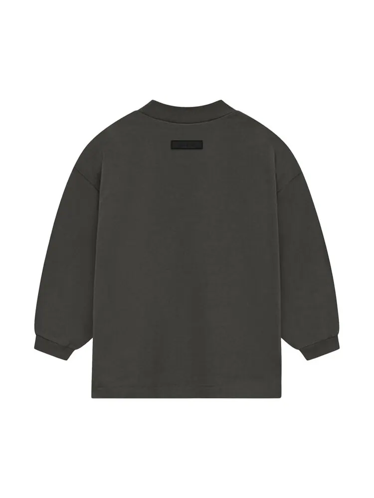 Футболка Fear of God Essentials Kids Long-Sleeve Tee — изображение 2 из 2, чернильный